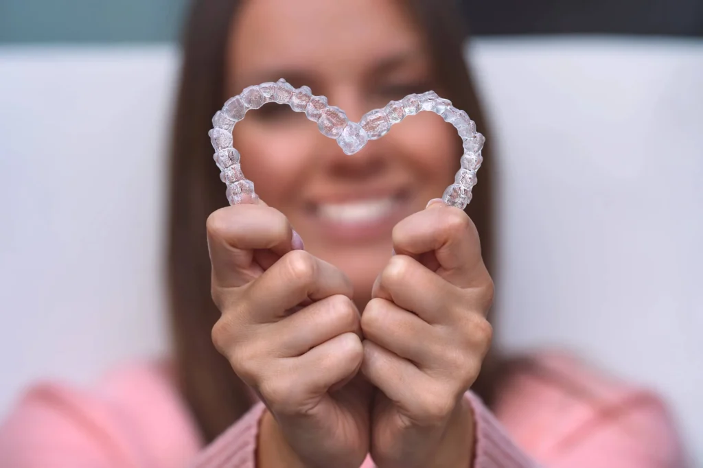 patient happy with her new Clear aligners provider near Morningside-Meadows