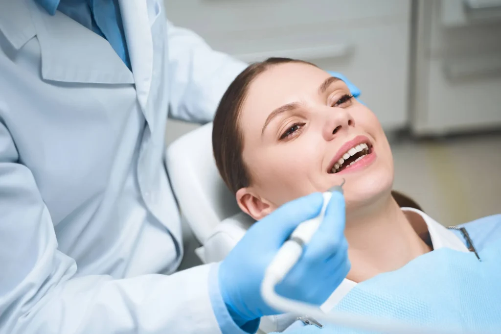 Root canal dentist Pasadena neighborhood and patient