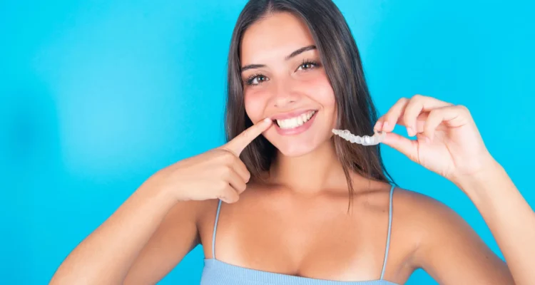 woman choosing between Invisalign and braces Da Vista St. Pete