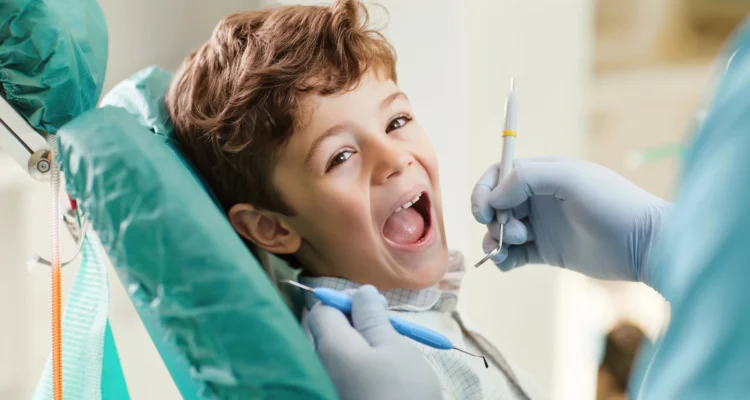 kid at the Pediatric dentistry in Eagle Crest St. Pete